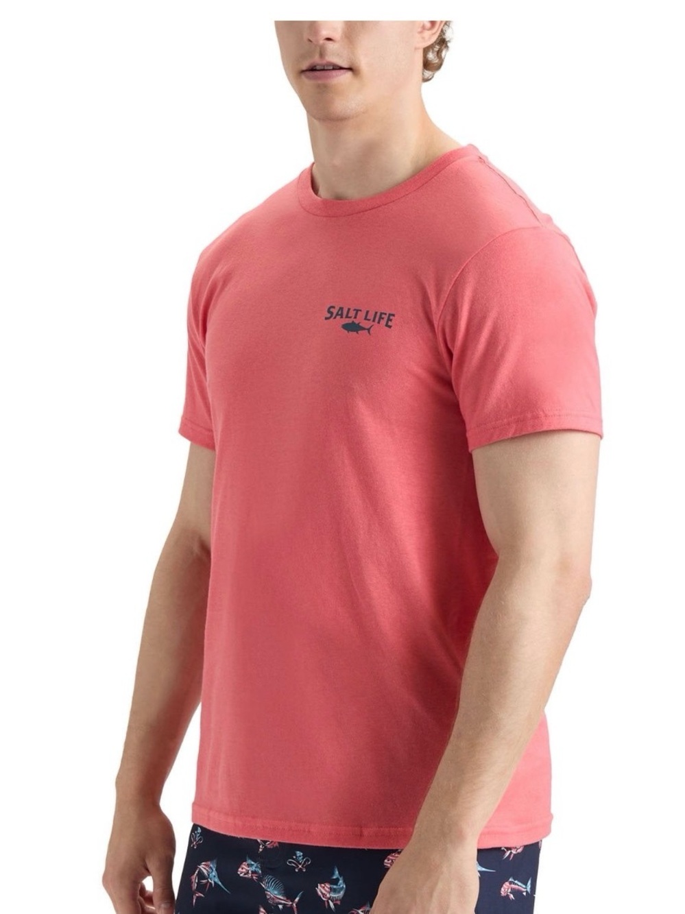 Salt Life Coral Short Sleeve Logo Tee
